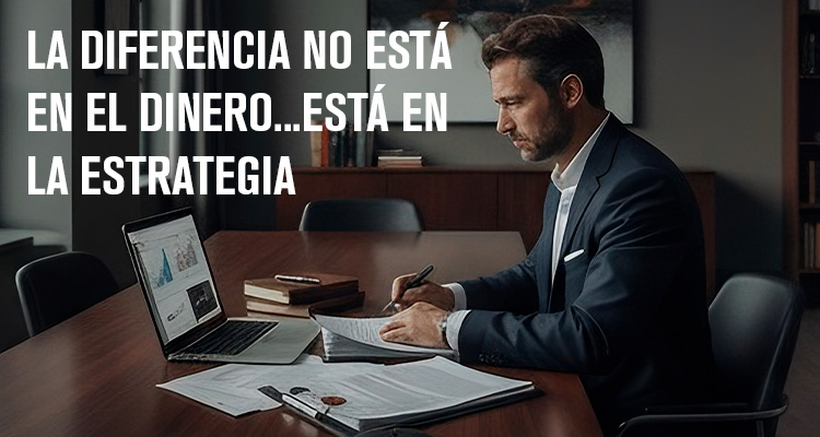 La diferencia no está en el dinero… está en la estrategia.